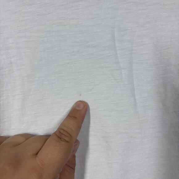 Madewell Medium Crew Neck White Pima Cotton Peru Boxy Crop Tee in Soft Slub - Picture 6 of 9